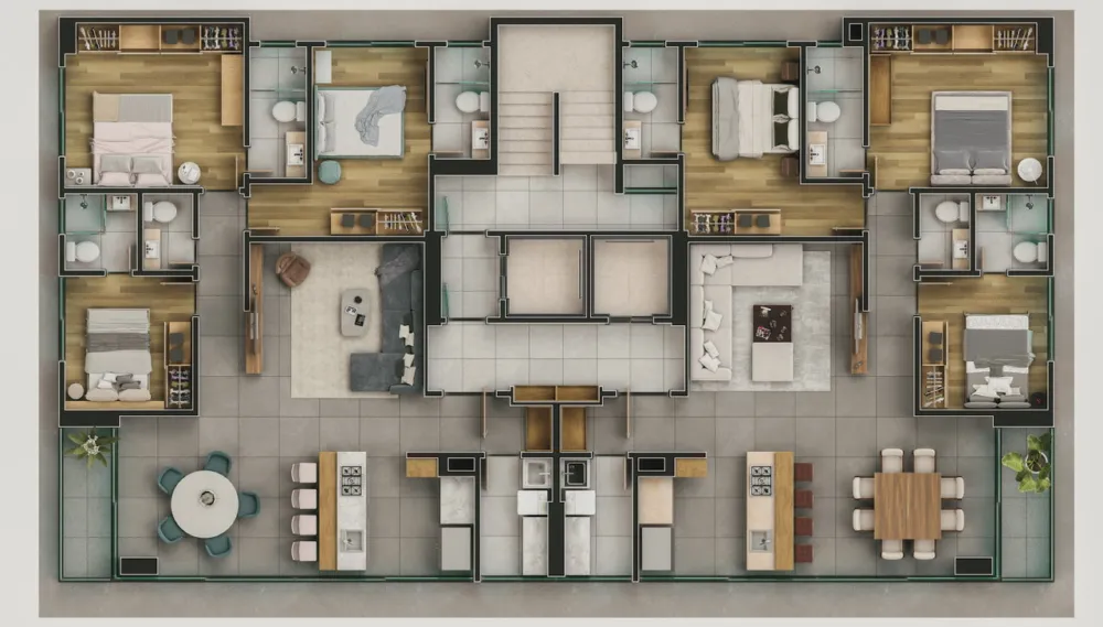 Apartamento 3 quartos para venda no bairro Pioneiros em Balneário Camboriú