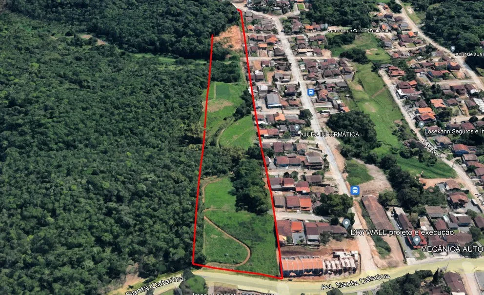 Terreno para venda no bairro Floresta em Joinville