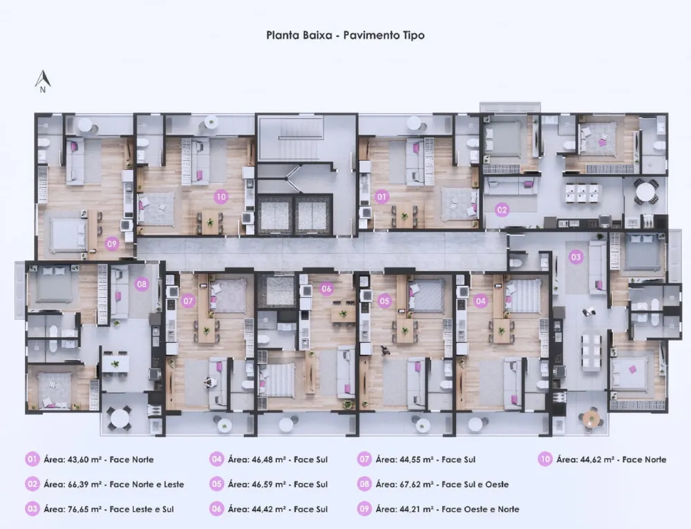 Apartamento 1 quarto para venda no bairro Centro em Navegantes