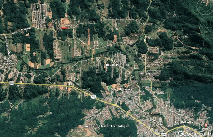 Terreno para venda no bairro Três Rios Do Norte em Jaraguá do Sul