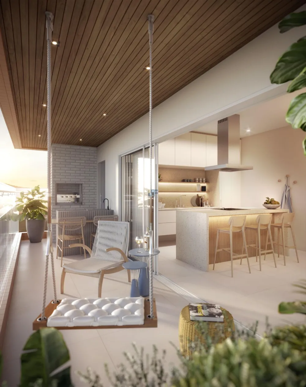 Apartamento em Balneário Piçarras, no bairro Itacolomí. O imóvel está em fase de construção