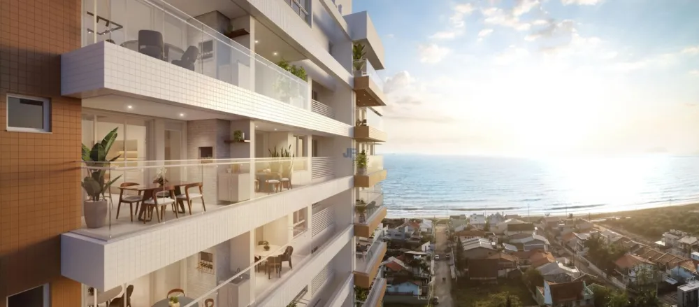 Apartamento em Balneário Piçarras, no bairro Itacolomí. O imóvel está em fase de construção