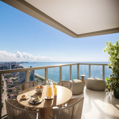Lindo apartamento em Balneário Piçarras, localizado no Centro da cidade.